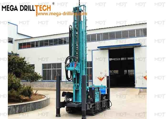 350m Çelik Paletli Pnömatik Su Kuyu Sondajı Rig DTH Hava Sondajı