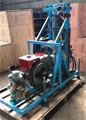 Taşınabilir su kuyusu sondaj kulesi makine kompresörü su kuyusu sondajı için hidrolik sondaj kuyusu sondaj makinesi fiyatı