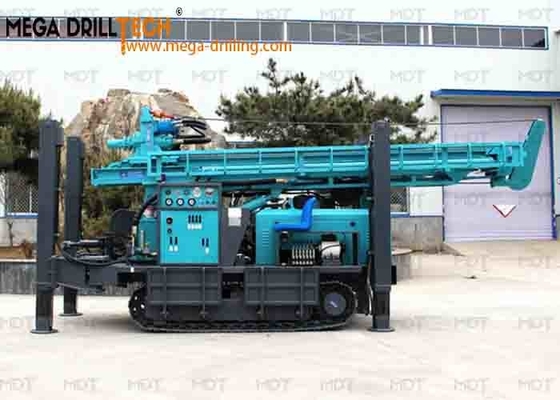 350m Çelik Paletli Pnömatik Su Kuyu Sondajı Rig DTH Hava Sondajı