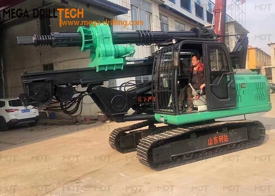 20m Sondaj Boru Mikro Kazık Delme Makinesi 88KW/2400r/dak