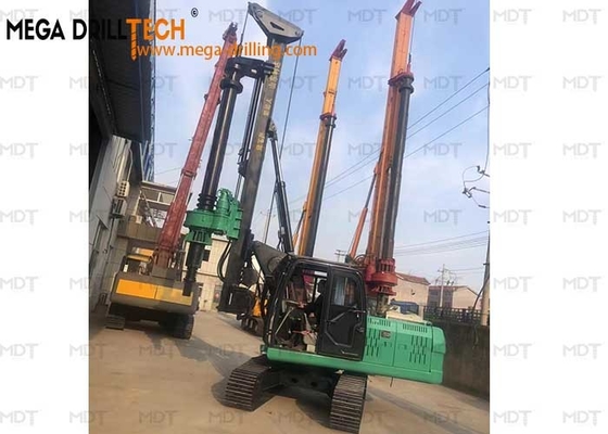 20m Tam Hidrolik Paletli Fore Kazık Delme Makinesi Mikro Kazık