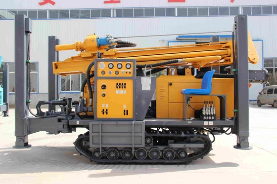 Çifte Silindirli Su Kuyuyu kaldırma matkapı sürünen araç türü 200 metre derinlikte