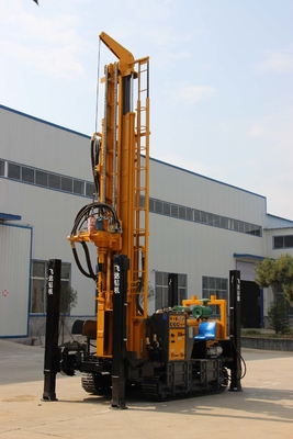 Çift Motor Sürücü Dönüşümlü Su Kuyu Kuyu Kuyruklama Rig Üçlü Devizli Pompa ile