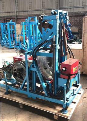 Taşınabilir su kuyusu sondaj kulesi makine kompresörü su kuyusu sondajı için hidrolik sondaj kuyusu sondaj makinesi fiyatı