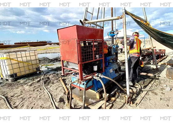 İnşaat için ISO9001 Sertifikalı Mil Sondaj Rig 200m Sondaj Derin