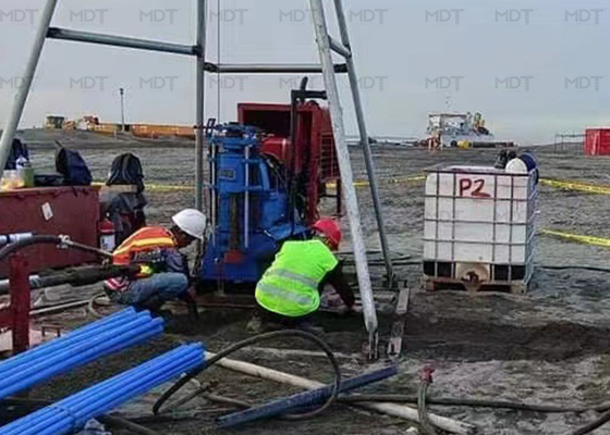Demiryolu için YBM Tipi Taşınabilir Kuyu Sondaj Makinesi 200m Derinlik