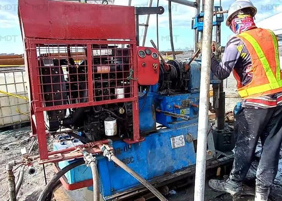 Demiryolu için YBM Tipi Taşınabilir Kuyu Sondaj Makinesi 200m Derinlik