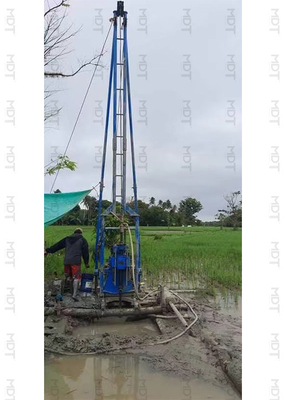 Toprak Testleri ve Anketleri İçin Döner Ve Davullu Geo Mühendislik Borma Rig Makinesi
