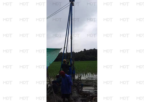 Toprak Testleri ve Anketleri İçin Döner Ve Davullu Geo Mühendislik Borma Rig Makinesi