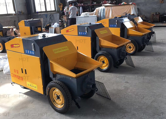 İnşaat için 8m³ / H Çift Pompalı Robotik Püskürtme Makinesi