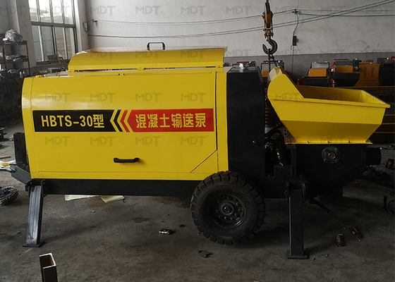 MDT-30 Küçük Püskürtme Makinesi Römork Üstü Beton Pompası