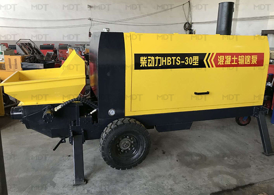MDT-30 Küçük Püskürtme Makinesi Römork Üstü Beton Pompası