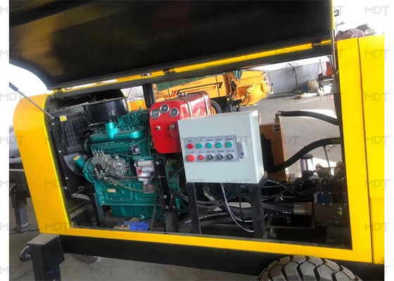 15m³/H Römork Üstü Beton Derz Dolgu Pompası MEGA DRILLTECH
