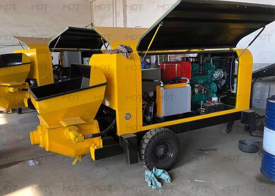 15m³/H Römork Üstü Beton Derz Dolgu Pompası MEGA DRILLTECH