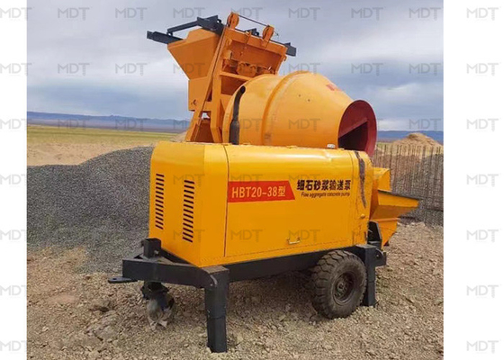 15m³/H Römork Üstü Beton Derz Dolgu Pompası MEGA DRILLTECH