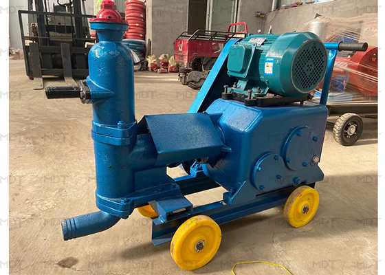 6000l / H 5.5kw Elektrikli Çimento Enjeksiyon Pompaları Taşınabilir Mavi Renk