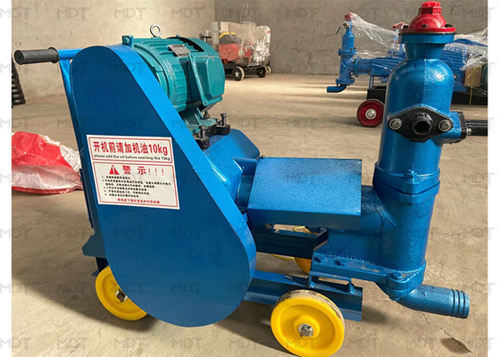 6000l / H 5.5kw Elektrikli Çimento Enjeksiyon Pompaları Taşınabilir Mavi Renk