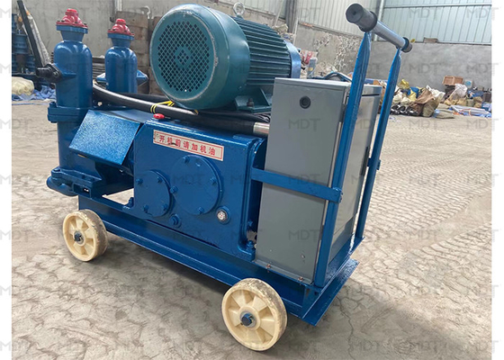 6000l / H 5.5kw Elektrikli Çimento Enjeksiyon Pompaları Taşınabilir Mavi Renk