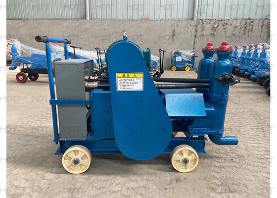 6000l / H 5.5kw Elektrikli Çimento Enjeksiyon Pompaları Taşınabilir Mavi Renk