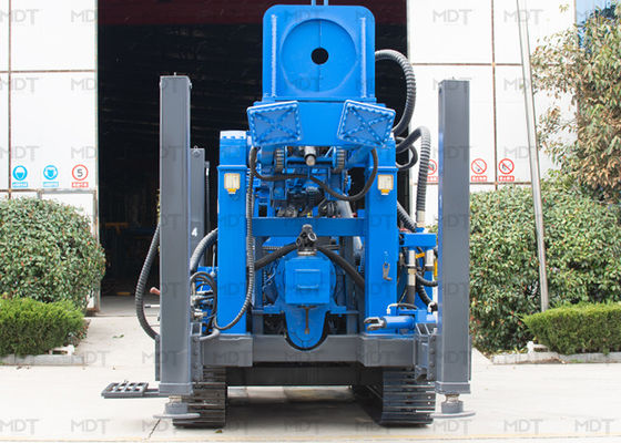 Geoteknik Elmas Hidrolik Paletli Sondaj Rig Mavi Renk