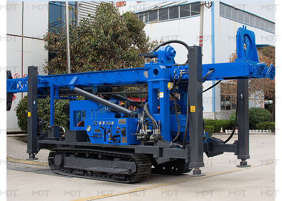 Geoteknik Elmas Hidrolik Paletli Sondaj Rig Mavi Renk