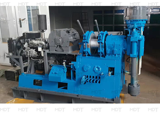 40KN Kapasiteli Mil Sondaj Rig 100m 250m 300m 600m Derinlik
