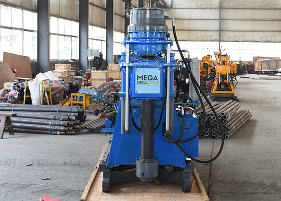 60KN Kapasiteli Taşınabilir Çekirdek Sondaj Rig 60mm Sondaj Çubuğu