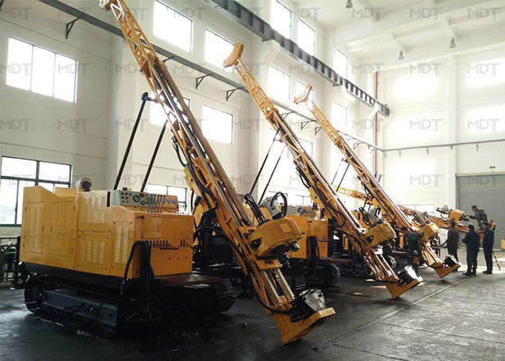 Hidrolik Yüzey Keşif Çekirdek Sondaj Rig Tekerlek Tipi