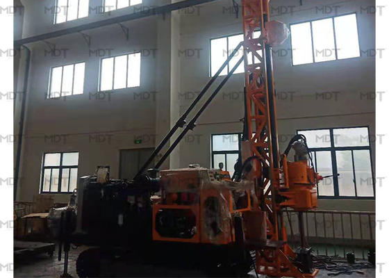 Maden Arama Hidrolik Kazık Makinası Tekerlek Tipi Çelik