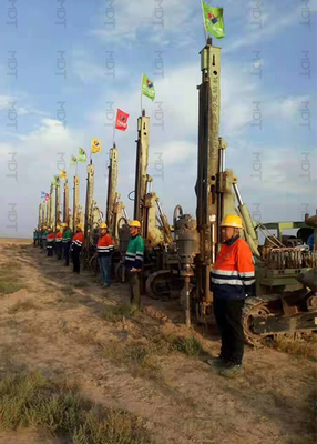 Hidrolik Paletli Fore Kazık Delme Makinesi 300mm Çap