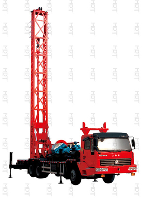 ISO9001 Sertifikalı Hidrolik Paletli Sondaj Rig 260m Derinlik