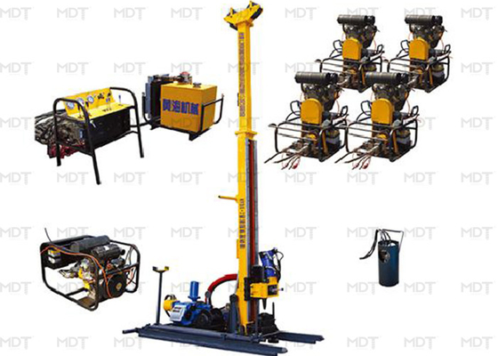 2400rpm Tam Hidrolik Toprak Delme Makinesi Taşınabilir Yüksek Hızlı