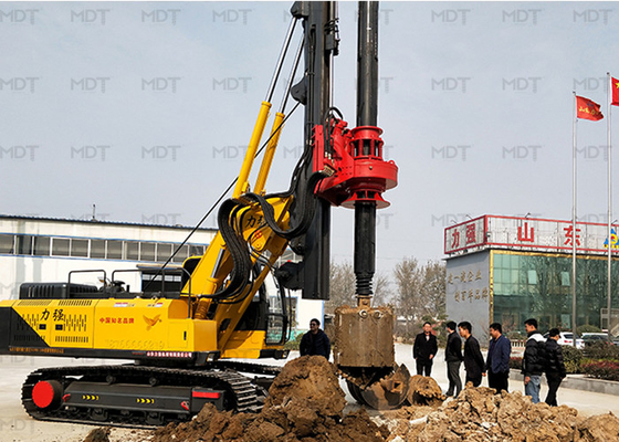 Vakıf için 30m Derinlik Hidrolik Döner Kazık Rig 86KW