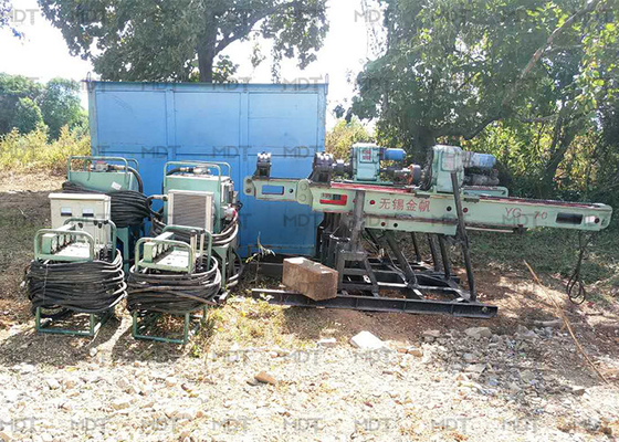 22KW 80m Çapa Sondaj Rig Hidrolik Paletli Matkap Makinesi