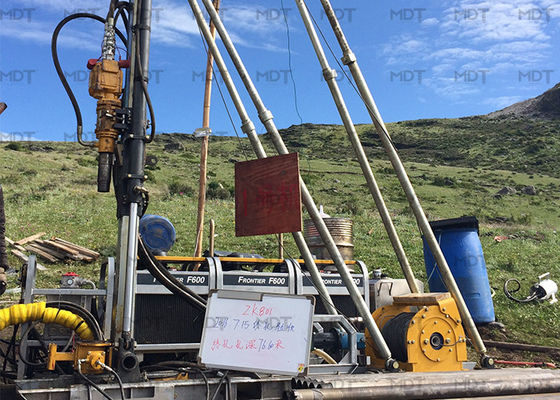 Geoteknik Araştırma için Taşınabilir 350 Metre Çekirdek Sondaj Rig