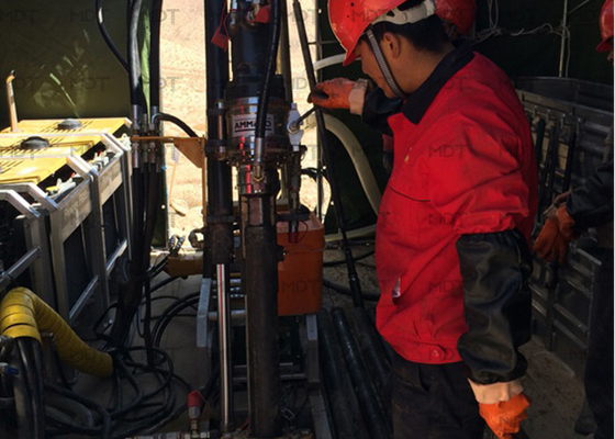 55KN Toprak Testi Çekirdek Sondaj Rig Elmas Matkap Rigs Taşınabilir
