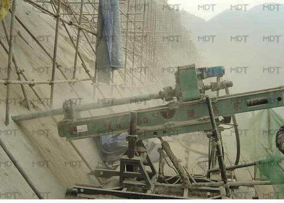 Hidrolik Geoteknik Ankraj Cıvata Delme Makinesi 80m Derinlik