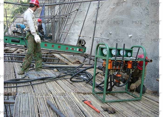 Hidrolik Geoteknik Ankraj Cıvata Delme Makinesi 80m Derinlik