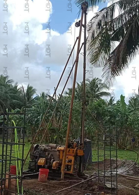 Zemin Etüdü Mili Sondaj Rig Yağ Test Sondaj Makinesi 42KW Motor