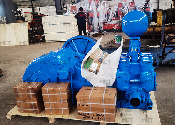 Sondaj Rig için 37KW Tripleks Taşınabilir Bulamaç Pompası Yağ Çamur Pompası
