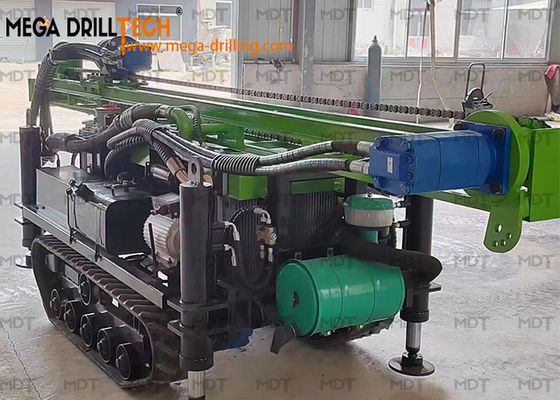 300m Derinlik Hidrolik Paletli Sondaj Rig Yatay Sondaj Makinesi