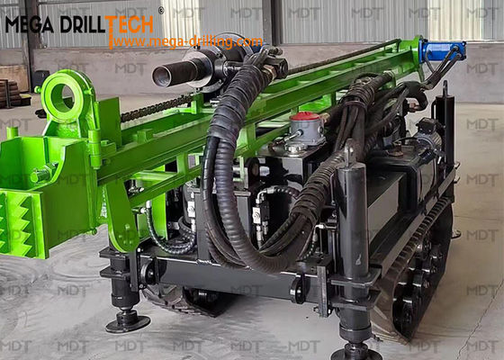 300m Derinlik Hidrolik Paletli Sondaj Rig Yatay Sondaj Makinesi